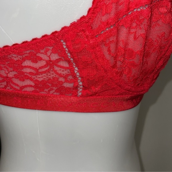 Stella McCartney Red Floral Lace Bra Size 34B NWT - Picture 13 of 17